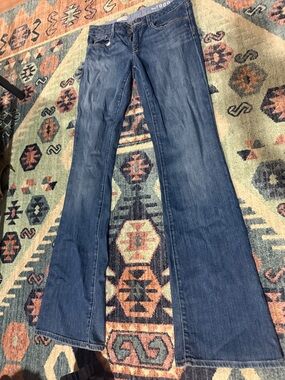 GAP Women's Dark Blue Flared Jeans